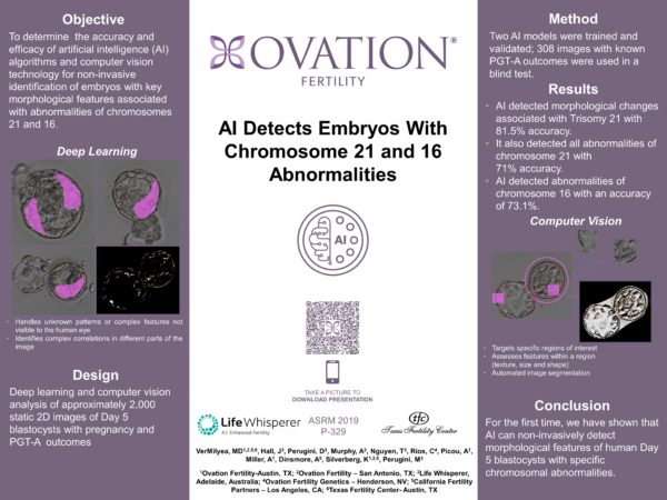 Artificial Intelligence: Non-Invasive Detection of Morphological Features Associated with Abnormalities in Chromosomes 21 and 16
